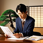 **

"A Japanese keiei shidoushi (management consultant) in a modern office setting, reviewing business performance charts with a determined small business owner. The atmosphere should be collaborative and focused on growth. Subtle Japanese design elements in the background, like a shoji screen or bonsai tree. Soft, warm lighting to convey trust and partnership."

**