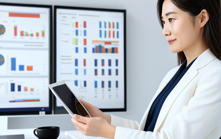 경영지도사와 컨설팅 시장 동향 - Digital Transformation Consultant**

"A professional female consultant in a modern, bright office, f...