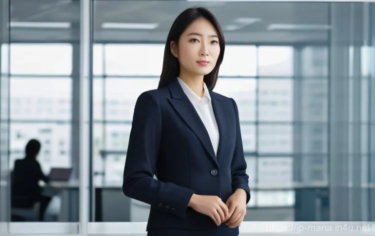 경영지도사 자격증의 연봉 영향 - Image Prompt 1: Navigating Career Uncertainty towards Opportunity**