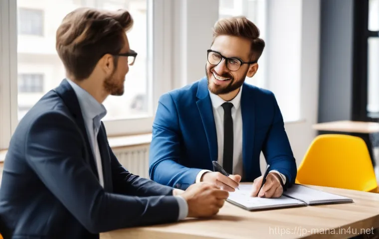 경영지도사 자격증 취득 방법 - **Prompt 1: Collaborative Business Consulting**
    "A bright, professional image depicting a male o...